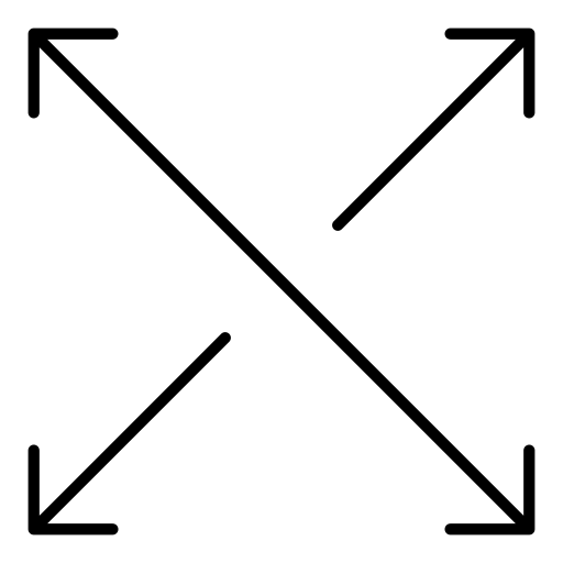 Arrows, expand, resize, resize arrows, scale, size, zoom icon